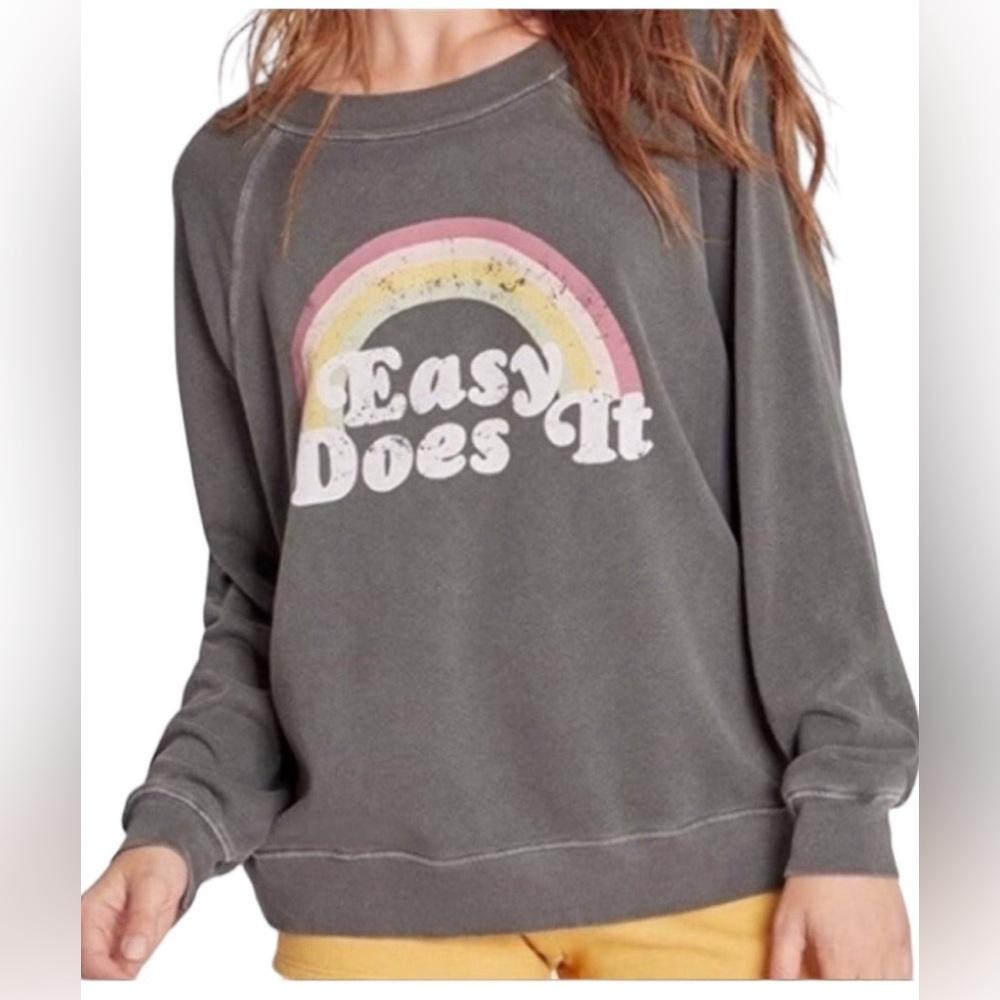 Wildfox Gray 'Easy Does It' Sweater